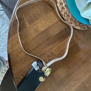 {Bath & Bodyworks} badge and ID holder